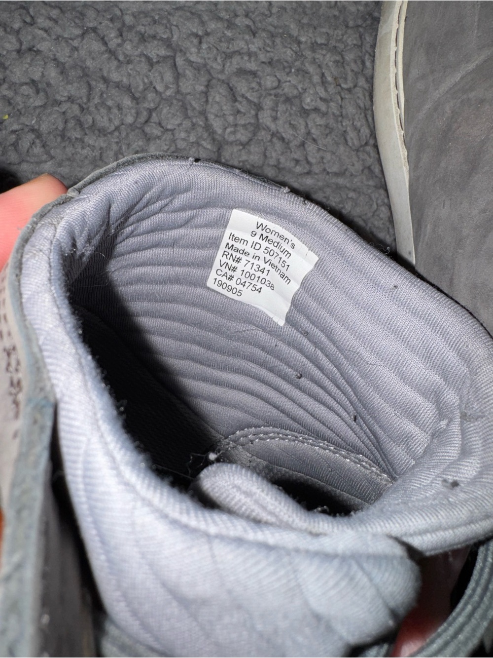 L.L. Bean Gray Women's Ankle Snow Booties - Picture 3 of 5